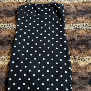 Mini polka dot dress